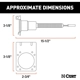 Purchase Top-Quality 4-Way Flat To 7-Way Round RV Blade Wiring Adapter by CURT MANUFACTURING - 57185 pa6