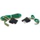 Purchase Top-Quality 4-Way Flat Wiring Connector by CURT MANUFACTURING - 58355 pa6