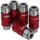 Purchase Top-Quality MILTON INDUSTRIES INC - 1750 - 5 In ONE™ 1/4" (F) NPT x 1/4" Safety Exhaust Quick Coupler Body pa1