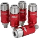 Purchase Top-Quality 5 In ONE™ 1/4" (M) NPT Safety Exhaust Quick Coupler Body by MILTON INDUSTRIES INC - 1751 pa1