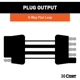 Purchase Top-Quality 5-Way Flat Wiring Connector by CURT MANUFACTURING - 58550 pa3