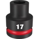 Purchase Top-Quality MILWAUKEE - 49-66-6356 - Impact Duty 3/4"Drive 17MM Standard 6 Point Socket pa1