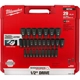 Purchase Top-Quality MILWAUKEE - 49-66-7015 - 1/2" Drive Metric Deep Socket Set pa4