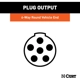 Purchase Top-Quality 6-Way Round Connector by CURT MANUFACTURING - 58091 pa5