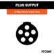 Purchase Top-Quality 6-Way Round Connector by CURT MANUFACTURING - 58120 pa3