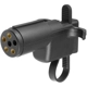 Purchase Top-Quality 6-Way Round To 4-Way Flat Wiring Adapter by CURT MANUFACTURING - 57627 pa1