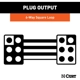 Purchase Top-Quality 6 Way Square Plug Wiring Extension by CURT MANUFACTURING - 58034 pa2