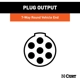 Purchase Top-Quality 7-Way Round Connector by CURT MANUFACTURING - 58170 pa3