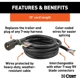 Purchase Top-Quality Faisceau de câbles d'extension universelle 7-Way RV par CURT MANUFACTURING - 56603 pa3