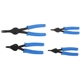 Purchase Top-Quality 8-piece 72° Straight & Bent 0.038" to 0.090" Fixed Tips Internal/External Snap Ring Pliers Set by OTC - 4512 pa14