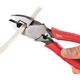 Purchase Top-Quality 9" Dipped Handle Flat Grip/Cut Round Jaws Fish Tape Puller Crimper Linemans Pliers by MILWAUKEE - 48-22-6100 pa12