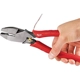 Purchase Top-Quality 9" Dipped Handle Flat Grip/Cut Round Jaws Fish Tape Puller Crimper Linemans Pliers by MILWAUKEE - 48-22-6100 pa13