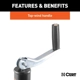 Purchase Top-Quality A-Frame Tongue Jack by CURT MANUFACTURING - 28200 pa9