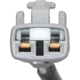 Purchase Top-Quality ABS Connector by BLUE STREAK (HYGRADE MOTOR) - ALH6 pa1
