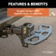 Purchase Top-Quality Adjustable Ball Mount Tongue by CURT MANUFACTURING - 45901 pa9