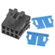 Purchase Top-Quality Air Conditioning And Heater Control Connector by BLUE STREAK (HYGRADE MOTOR) - S804 pa3