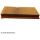 Purchase Top-Quality Air Filter by BECK/ARNLEY - 042-1529 pa1