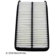 Purchase Top-Quality BECK/ARNLEY - 042-1537 - Air Filter pa6