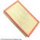 Purchase Top-Quality Air Filter by BECK/ARNLEY - 042-1657 pa5