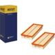 Purchase Top-Quality HENGST FILTER - E455L01-2 - Air Filter Insert pa2