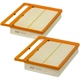 Purchase Top-Quality HENGST FILTER - E747L2 - Filtre à air Insert pa1