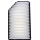 Purchase Top-Quality MAHLE ORIGINAL - LX3300 - Panel Primary Air Filter pa6