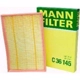 Purchase Top-Quality MANN-FILTER - C36-145 - Air Filter pa2