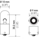 Purchase Top-Quality Ashtray Light (Pack of 10) by HELLA - 1816 pa2