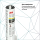 Purchase Top-Quality 3M - 08693 - Urethane Windshield Adhesive pa4