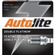 Purchase Top-Quality Autolite Double Platinum Plug (Pack of 4) by AUTOLITE - APP5325 pa6