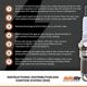 Purchase Top-Quality Autolite Iridium XP Plug (Pack of 4) by AUTOLITE - XP103 pa12