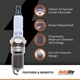 Purchase Top-Quality AUTOLITE - XP104 - Autolite Iridium XP Plug (Pack of 4) pa12