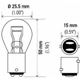 Purchase Top-Quality Lumière de reculon (lot de 10) par HELLA - 1157 pa3