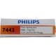 Purchase Top-Quality Backup Light by PHILIPS - 7443CP pa10
