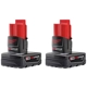 Purchase Top-Quality MILWAUKEE - 48-11-2412 - M12™ Redlithium™ XC™ 12 V Li-ion 3.0 Ah Battery pa1