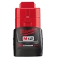 Purchase Top-Quality MILWAUKEE - 48-11-2430 - M12™ Redlithium™ Compact™ 12 V Li-ion 3.0 Ah Battery pa1