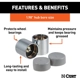 Purchase Top-Quality Bearing Protectors by CURT MANUFACTURING - 22198 pa9