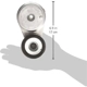 Purchase Top-Quality Belt Tensioner Assembly by GATES - 38506 pa6