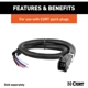 Purchase Top-Quality Kit de câblage de commande de freinage par CURT MANUFACTURING - 51500 pa4