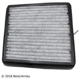Purchase Top-Quality Cabin Air Filter by BECK/ARNLEY - 042-2102 pa1
