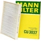 Purchase Top-Quality MANN-FILTER - CU3037 - Cabin Air Filter pa1