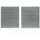 Purchase Top-Quality Cabin Air Filter by TYC - 800155C2 pa3