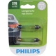 Purchase Top-Quality PHILIPS - 578LLB2 - Miniatures LongerLife Bulbs pa5