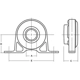 Purchase Top-Quality Center Support Bearing by SKF - HB88562 pa5