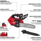 Purchase Top-Quality MILWAUKEE - 2826-20C - Top Handle Chainsaw pa4