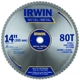 Purchase Top-Quality IRWIN - 4935559 - 80T Metal Cutting Ferrous Steel Circular Saw Blade 14" pa2