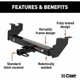Purchase Top-Quality Class 2 Receiver Hitch by CURT MANUFACTURING - 12923 pa10