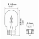 Purchase Top-Quality Clock Light by HELLA - 158TB pa2