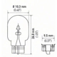 Purchase Top-Quality Clock Light by HELLA - 158TB pa23