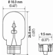 Purchase Top-Quality Clock Light by HELLA - 158TB pa7